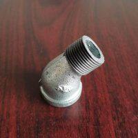 08-3250-08 Muffler Connector .75 45 Degree Fit Wilden Pumps