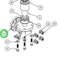 P312-113-520 Elbow Suction PVDF Fit Sandpiper Pumps